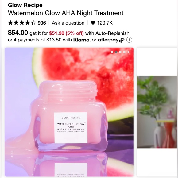 Glow Recipe Watermelon Glow AHA Night Treatment - Picture 2 of 3